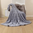 thumbnail image 1 of Meitianfacai 100X120cm Super Soft Warm Solid Warm Fleece Blanket Throw Rug Sofa Bedding, Blue, 1 of 4