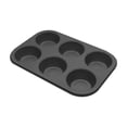 thumbnail image 1 of Binwennn Cake Pan Pan Cupcake Mould Bakeware Cupcak Pan Nonstick Bakeware Cupcake Pans Nonstick Cake Pan Non Stick Coating Black Kitchen Cookie Sheet Set Quarter Baking Sheets Wire Rack for Cooking, 1 of 4