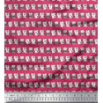 thumbnail image 1 of Soimoi Poly Georgette Fabric Cat Animal Fabric Prints by Yard 52 Inch Wide, 1 of 3