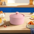 thumbnail image 4 of Ovzne Ceramic Small Baking Bowl Pudding Cup Oven Usable Dessert Bowl Pot Tableware Baking On Clearance, 4 of 5