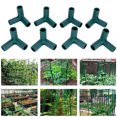 thumbnail image 4 of FLAMEEN Plant Stake Joint,3‑Way Connector,8Pcs 3-Way Plant Support Connectors Plastic Garden Climbing Stake Joint Greenhouse Accessory, 4 of 8