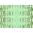 thumbnail image 1 of Ahgly Tapis Rectangulaire Lavable en Machine Intérieur Vert Menthe Transitionnel, 7 Pieds x 9 Pieds, 1 of 7
