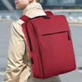thumbnail image 2 of yulier Laptop Backpack, Business Slim Durable Laptops Travel Backpack with USB Charging Port, College Backpack Computer Bag Gifts for Men and Women Fits 15.6 Inch Notebook, Red, 2 of 6