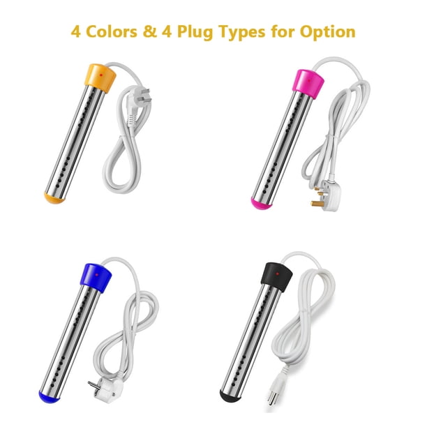 Portable Immersion Water Heater – 1500W/1000W 110V Submersible Heater For Camping, Inflatable Pool, Bathtub, Bucket (Multiple Models)