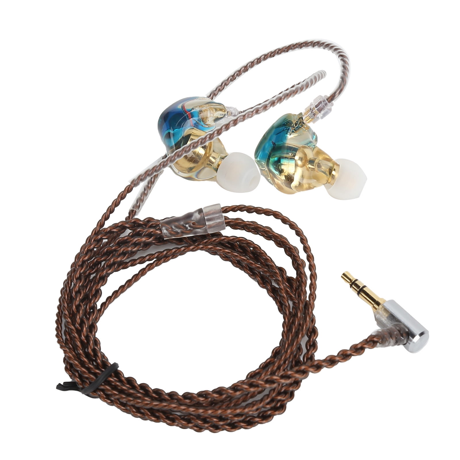 Monitor Earbuds,Resin Dynamic Earbuds 2 Resin Earbuds Wired Earbuds Crafted with Care