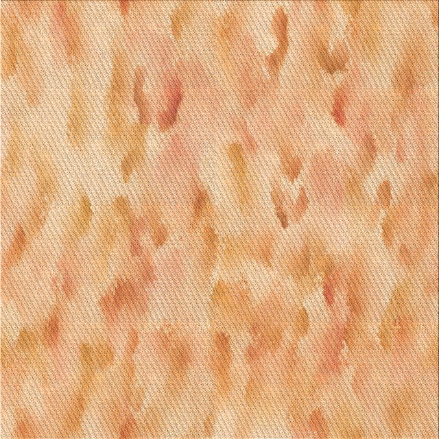 Ahgly Company Machine Washable Indoor Square Transitional Orange Area Rugs, 6' Square