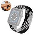 thumbnail image 2 of Nylon Bands Compatible with Apple Watch Band Stretchy Nylon Braided Elastic Sport Strap Compatible for iWatch Series, 2 of 9