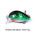 thumbnail image 3 of 10 Pcs Mini Floating Bionic Fishing Lures - Micro Metal Crankbaits for Freshwater & Saltwater Fish, Multi-Color Artificial Bait Kit, 3cm 1.5g, High Attraction Tackle, 3 of 8