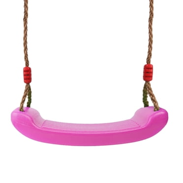 Garden Swing Seat with Rope Kids Activities Toy Playground Orange
