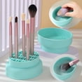 thumbnail image 2 of Racks for Storage Makeup Brush Cleaning Bowl Beauty Cleaning Cup Beauty Brush Bowl Storage Box Powder Puff Drying Rack Makeup Box with Makeup, 2 of 6