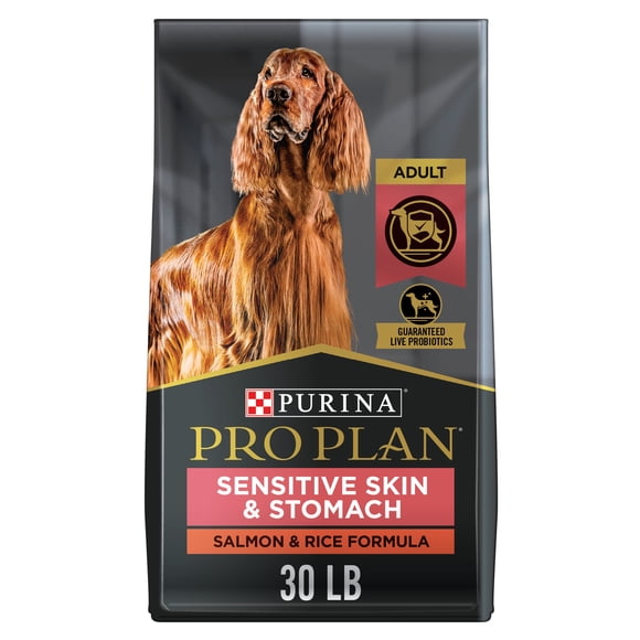 Purina Pro Plan Specialized Sensitive Skin & Stomach Salmon & Rice Formula, Dry Dog Food 13.6kg