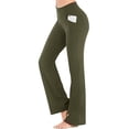 thumbnail image 1 of Fashnice Leggings de Yoga Taille Haute pour Femmes, Vert, TG, 1 of 6