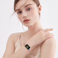 thumbnail image 4 of LAICAIW Bracelets à Boucle en Maille Magnétique Uniquement Compatibles avec les Bracelets Fitbit Charge 5, Conception Sans Boucle, Bracelets de Remplacement en Acier Inoxydable Métalliques Ajustables pour Traqueur d'Activité Charge 5 Femmes Hommes, 4 of 6