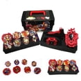 thumbnail image 3 of PENGXIANG 8PCS Set Gyro Burst Launcher Portable Storage Box Boys Kids Toy Christmas Gift Black Set, 3 of 5