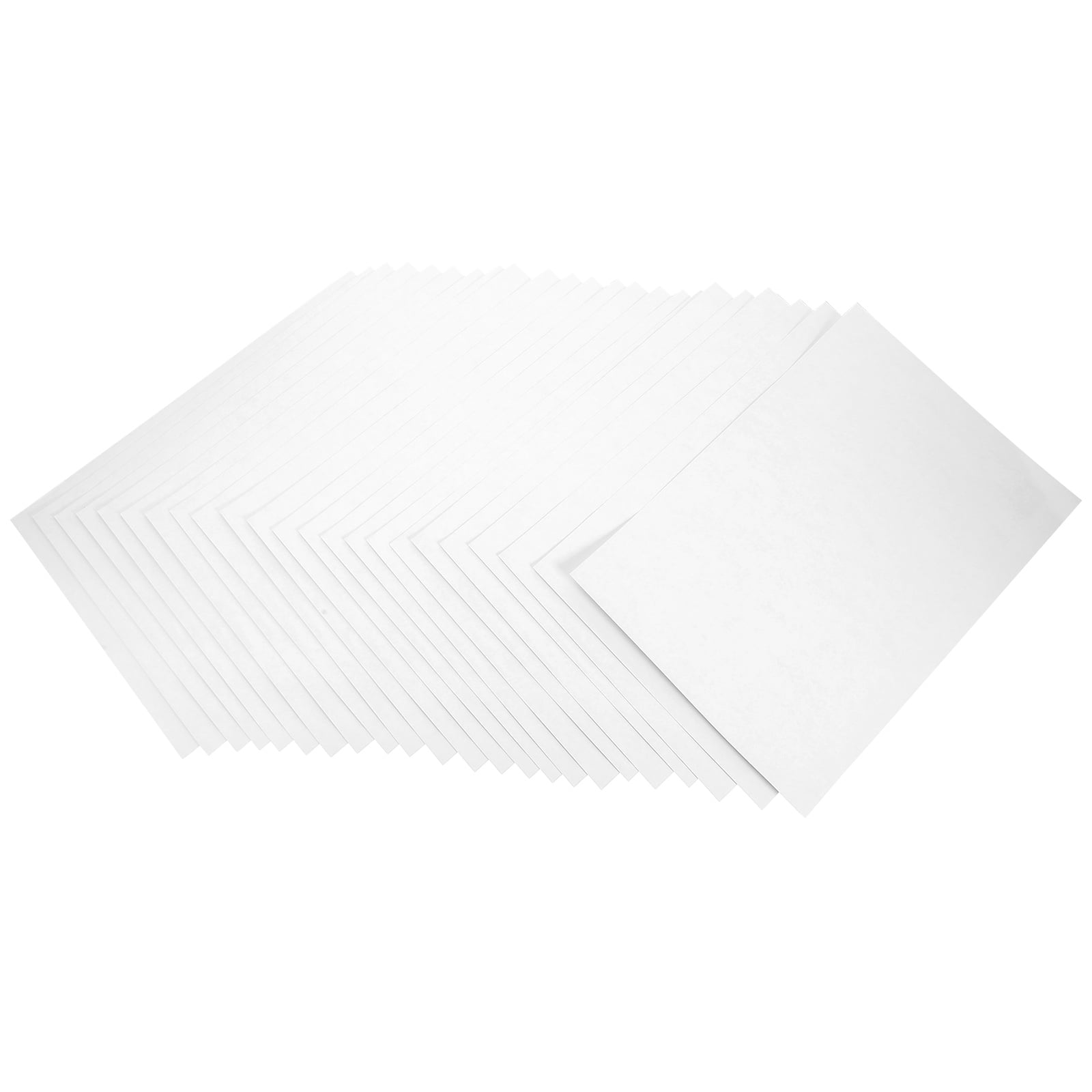 VERDANVERSE 50 Sheets Printable Sticker Paper for Printer Compatible with General Users White