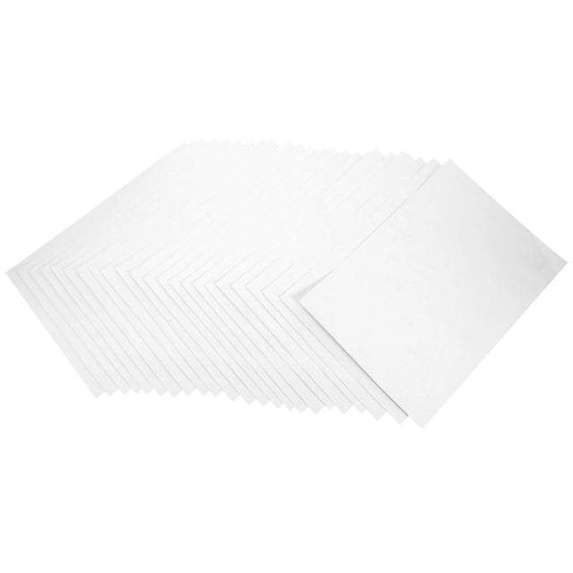 VERDANVERSE 50 Sheets Printable Sticker Paper for Printer Compatible with General Users White