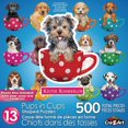 thumbnail image 1 of Cra-Z-Art 13 Mini Shaped Pups in Cups Puzzles, 500pcs, 1 of 5
