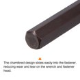 thumbnail image 4 of Unique Bargains H6 T-Handle Hex Key Wrench 6mm S2 Steel T-Key Inner Hexagon Spanner Repair Tool, 4 of 5