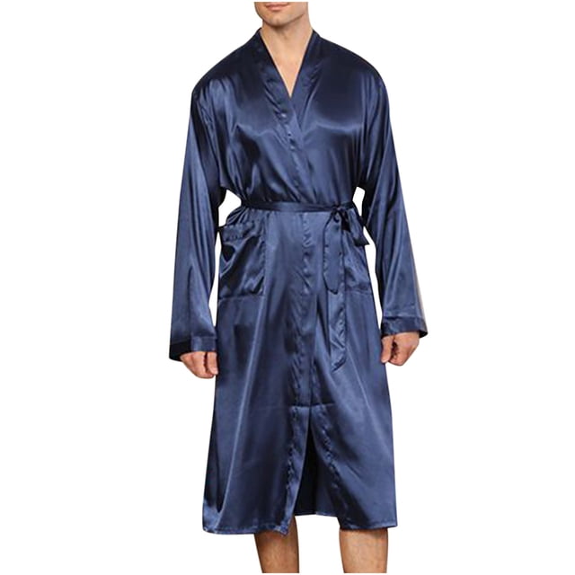 Shorts à Séchage Rapide Homme Unis Décontractés Manches Longues à Lacets Rayés Maison Poche Longue Robe de Pyjama Shorts Ensemble de Shorts de Pyjama pour Homme Ensembles de Pyjama pour Homme Manches Longues Ensemble de Shorts de Pyjama pour Homme