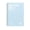 Blue, variant on B5 Notebook, 9mm Grid Pages, 120 Sheets, Plastic Cover, Portable for Learner and Professionals,Luxury Feel,YISHFHP,White