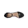 thumbnail image 4 of BLISSFUL STEP Women's Chunky High Heel Ankle Strap Sandals, 4 of 7