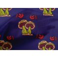 thumbnail image 4 of oneOone Cotton Poplin Fabric Bird & Mushroom Block Print Fabric By The Yard 56 Inch Wide, 4 of 4