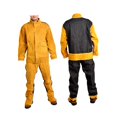 thumbnail image 3 of TISHITA Leather Welding Jacket Pants Suit Fire Resistant Anti Scald Welders Overalls XL, 3 of 8