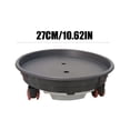 thumbnail image 2 of Staron Support pour Plantes avec Roues, Chariot de Palettes de Plantes Supports de Plantes d'Extérieur pour Patio, Chariot Rond pour Pots de Fleurs avec Roues, Chariot de Palettes de Pots de Plantes avec Roulettes Universelles, 2 of 6