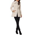 thumbnail image 2 of INSPIRE CHIC Manteau d'Hiver à Col Rabattu pour Femmes avec Poches TG Blanc Crème, 2 of 6