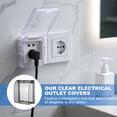 thumbnail image 4 of Uxcell 4.41 x 3.9 x 1.65 Inch Outlet Cover Box, Transparent Black, 4 of 7