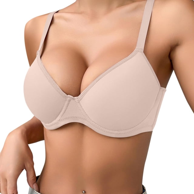 Yuzhih Women Wireless Bras No Underwire Seamless Push up Full Coverage Supportive Bralettes Comfortable Everyday Bra
