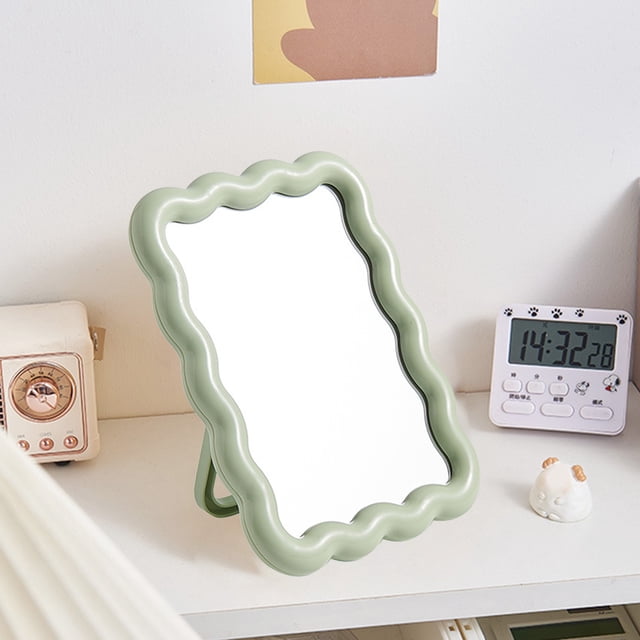 Foldable Mirror, Wall Mountable and Desktop Vanity Mirror, HD Portable Travel Mirror, Compact Dormitory and College Style, Classic Design