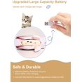 thumbnail image 4 of Electric Flopping Fish 10.5", Moving Cat Kicker Fish Toy, Realistic Floppy Fish Dog Toy, Wiggle Fish Catnip Toys, Motion Kitten Toy, Plush Interactive Cat Toys, Fun Toy for Cat Exercise, 4 of 5