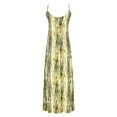 thumbnail image 5 of Ovzne Robes Grande Taille pour Femmes aux Formes Robe Femme Robes d'Été pour Femmes Imprimé Sans Manches Col Rond Robe Décontractée Robes Robe Femme Imprimée Liquidation, 5 of 5