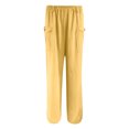 thumbnail image 4 of Birdeem Pantalon Grand Taille Haute Ample Uni pour Femmes, 4 of 5