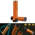 thumbnail image 4 of BMX Handlebar Grips - Double Locking - for Mountain Bike Orange, 4 of 8