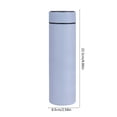 thumbnail image 3 of Light Blue Light Blue 500Ml Stainless Steel Intelligent Thermo Cup With Temperature Display Lid And Tea Strainer For Portable Beverage Enjoyment, 3 of 6