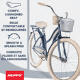 thumbnail image 4 of Huffy 26” Deluxe Cruiser Bike, Fits Riders 60”+, Blue, Adult, Women’s, 4 of 14