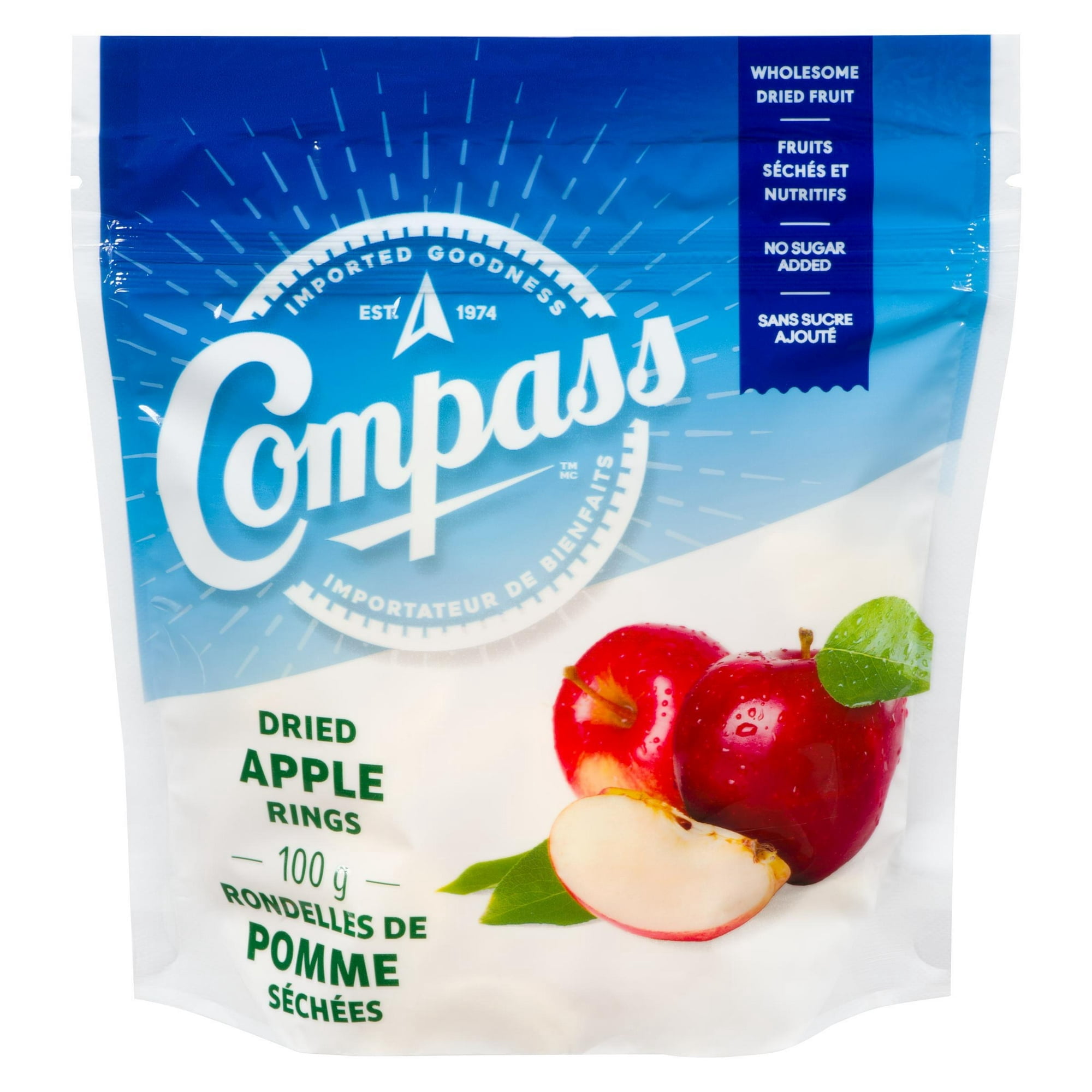 Compass anneaux de pomme