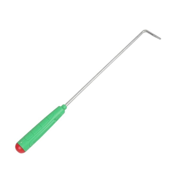 Fire Poker for Outdoor, Camping Fireplace Poker, Portable Fire Pit Accessories, Heavy Duty Fireplace Tool Rust-Resistant Finish, 1Pcs (Green)