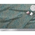 thumbnail image 2 of Soimoi Georgette Viscose Fabric Artistic Paisley Print Fabric by The Yard 42 Inch Wide, 2 of 3