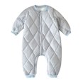 thumbnail image 1 of MeetoTime Baby Clothes Fall Winter Warm Cotton Jumpsuits Long Sleeved Infant Toddler Rompers Home Crawling Clothes, 1 of 6
