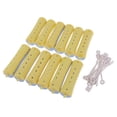 thumbnail image 1 of Xuanheng 12 Pieces Perming Rods Rollers Perm Curlers All Size Rods Hair DIY 9 x 2.5 cm, 1 of 8