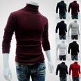 thumbnail image 1 of Chandail d'Hiver pour Hommes en Tricot à Col Roulé, Tricot, Chandail, 1 of 3
