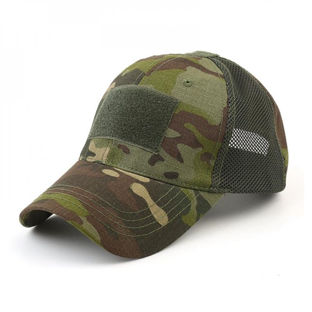 Chapeau de Baseball Randonnée Camping Réglable Chapeau à Pointes Maille Conception Coton Chapeau de Baseball