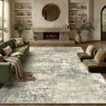 thumbnail image 1 of BERTHMEER 8'x10' Area Rugs for Living Room Bedroom Dining Room Office Farmhouse Large Abstract Modern Contemporary Distressed Machine Washable Carpets Rugs, Green, 1 of 7