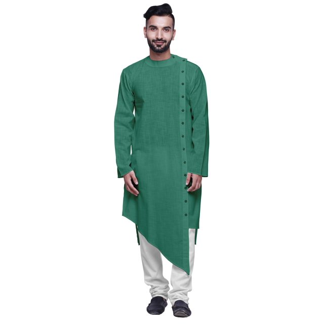 Atasi Button Down Designer Kurta For Boys Indian Cotton Flex Ethnic Kurta