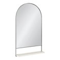 thumbnail image 1 of Kate and Laurel Chadwin Arch Wall Mirror with Shelf, Silver 20x34, 1 of 9