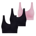 thumbnail image 1 of Lace Bralettes Women Convertible Bra Feature V-Neck No Underwire Bra Style W-1773 Pinks 3XL, 1 of 7