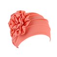 thumbnail image 1 of Side Applique Flower Hijab Hat Muslim Baotou Hat, 1 of 8
